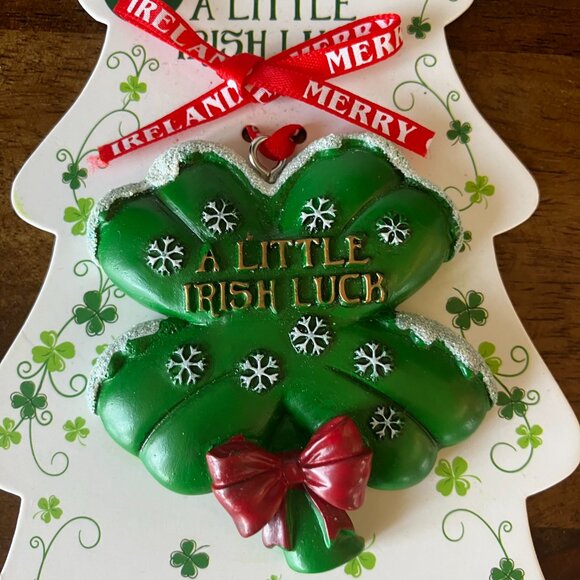 A Little Irish Luck Christmas Ornament Decoration - Picture 2 of 4